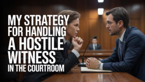 My Strategy for Handling a Hostile Witness in the Courtroom